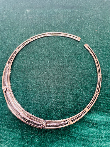 Black Rhinestone Collar